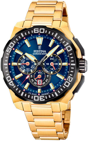 Festina Chrono Bike Gold Bracelet Watch F20727/1