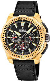 Festina Chrono Bike Gold Leather Watch F20728/3