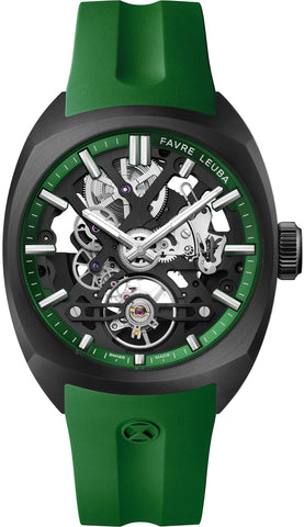 Favre Leuba Chief Skeleton Black DLC Watch 00.20106.105.03.303