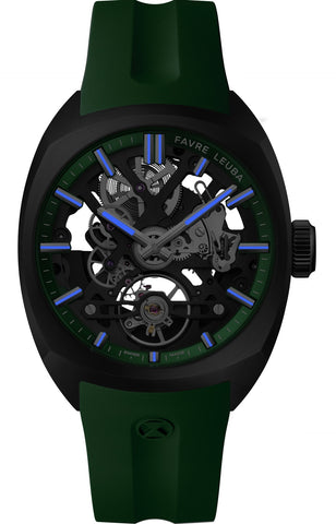 Favre Leuba Chief Skeleton Black DLC Watch