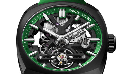 Favre Leuba Chief Skeleton Black DLC Watch