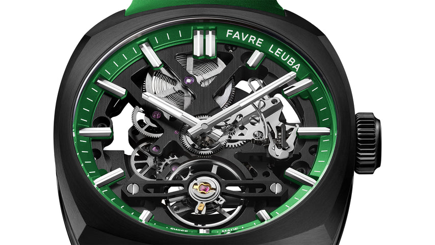 Favre Leuba Chief Skeleton Black DLC Watch