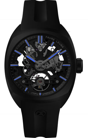 Favre Leuba Chief Skeleton Black DLC Watch
