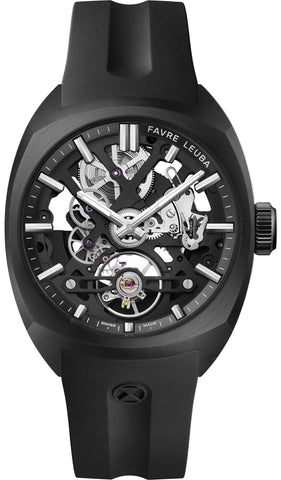 Favre Leuba Chief Skeleton Black DLC Watch 00.20106.105.06.301