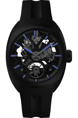 Favre Leuba Chief Skeleton Black DLC Watch