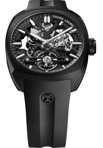Favre Leuba Chief Skeleton Black DLC Watch
