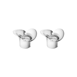 Georg Jensen Bloom Botanica Stainless Steel Tealight Candle Holders, 10016986