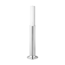 Georg Jensen Bernadotte Stainless Steel Floor Candle Holder Small