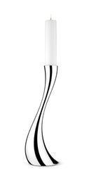 Georg Jensen Cobra Stainless Steel Medium Floor Candle Holder, 3586632