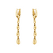 Georg Jensen Reflect 18ct Yellow Gold Link Drop Earrings