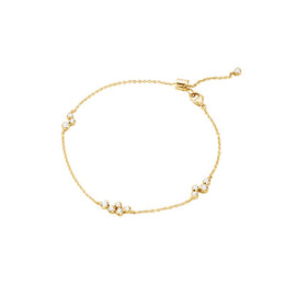 Georg Jensen Signature Diamonds 18ct Yellow Gold 0.28ct Bracelet