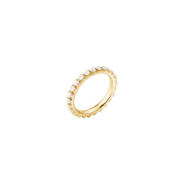 Georg Jensen Signature Diamonds 18ct Yellow Gold Ring