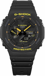 G-Shock Watch Black Caution Yellow Mens
