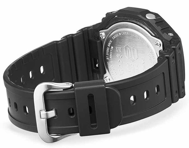 G-Shock 2100 Black Caution Yellow Mens