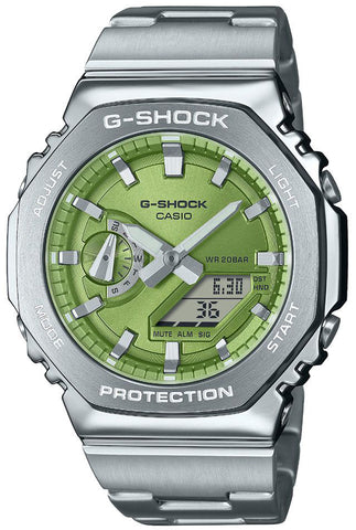 G-Shock 2110 Metallic Green Dual Display Watch