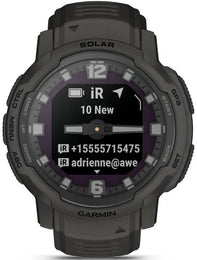 Garmin Instinct Crossover Solar Graphite Watch