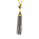Gold Plated Sterling Silver Labradorite Cascade Tassel Necklace D