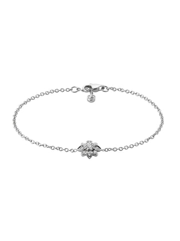 Gucci Flora 18ct White Gold Diamond Chain Bracelet