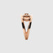 Gucci Horsebit 18ct Rose Gold 0.02ct Diamond Ring
