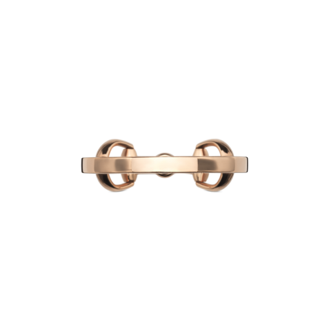 Gucci Horsebit 18ct Rose Gold 0.03ct Diamond Ring