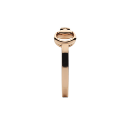 Gucci Horsebit 18ct Rose Gold 0.03ct Diamond Ring