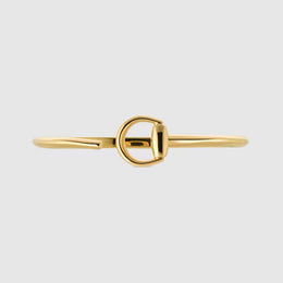 Gucci Horsebit 18ct Yellow Gold Bangle