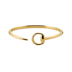 Gucci Horsebit 18ct Yellow Gold Bangle