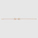 Gucci Horsebit 18ct Rose Gold 0.03ct Diamond Bracelet