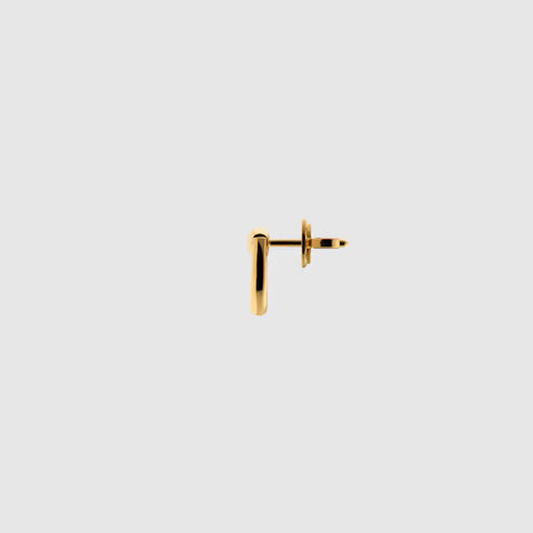 Gucci Horsebit 18ct Yellow Gold Stud Earrings D