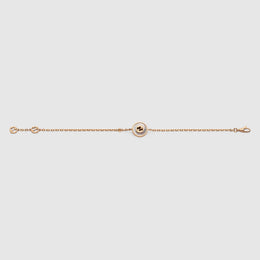 Gucci Interlocking 18ct Rose Gold Mother Of Pearl Bracelet