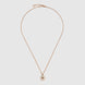 Gucci Interlocking 18ct Rose Gold Mother Of Pearl Necklace