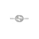 Gucci Interlocking 18ct White Gold 0.12ct Diamond Ring D