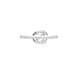 Gucci Interlocking 18ct White Gold 0.12ct Diamond Ring D