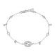 Gucci Interlocking G 18ct White Gold 0.20ct Diamond Bracelet YBA729403003017
