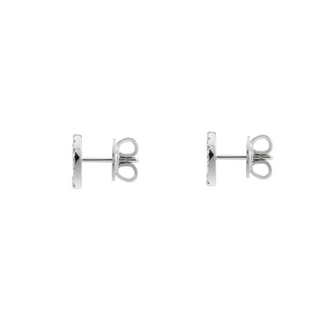 Gucci Interlocking G 18ct White Gold 0.38ct Diamond Stud Earrings YBD729408003