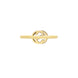 Gucci Interlocking 18ct Yellow Gold 0.12ct Diamond Ring D