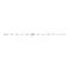 Gucci Interlocking 18ct Yellow Gold 0.20ct Diamond Bracelet