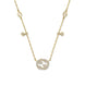 Gucci Interlocking G 18ct Yellow Gold 0.27ct Diamond Necklace YBB729402002