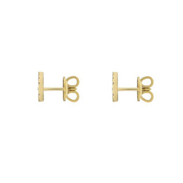 Gucci Interlocking G 18ct Yellow Gold 0.38ct Diamond Stud Earrings YBD729408002