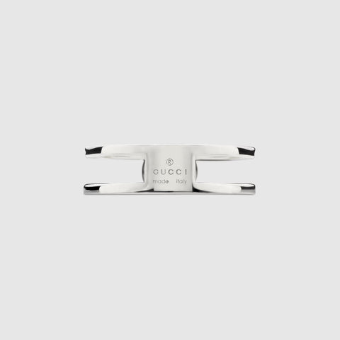 Gucci Interlocking Sterling Silver Ring
