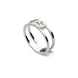 Gucci Interlocking Sterling Silver Ring