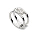 Gucci Interlocking Sterling Silver Ring