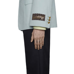 Gucci Link to Love 18ct White Gold Diamond 3mm Ring D