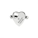 Gucci Trademark Sterling Silver Heart Ring