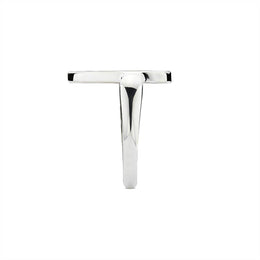 Gucci Trademark Sterling Silver Heart Ring  D