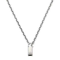 Gucci Trademark Sterling Silver Necklace D