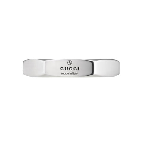 Gucci Trademark Sterling Silver Ring D