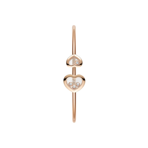 Chopard Happy Diamonds Icons 18ct Rose Gold Heart Bangle