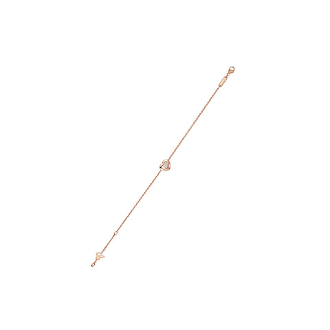 Chopard Happy Diamonds Icons 18ct Rose Gold Heart Bracelet