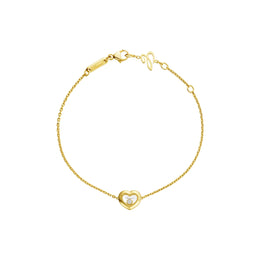 Chopard Happy Diamonds Icons 18ct Yellow Gold Heart Bracelet 85A054-0001